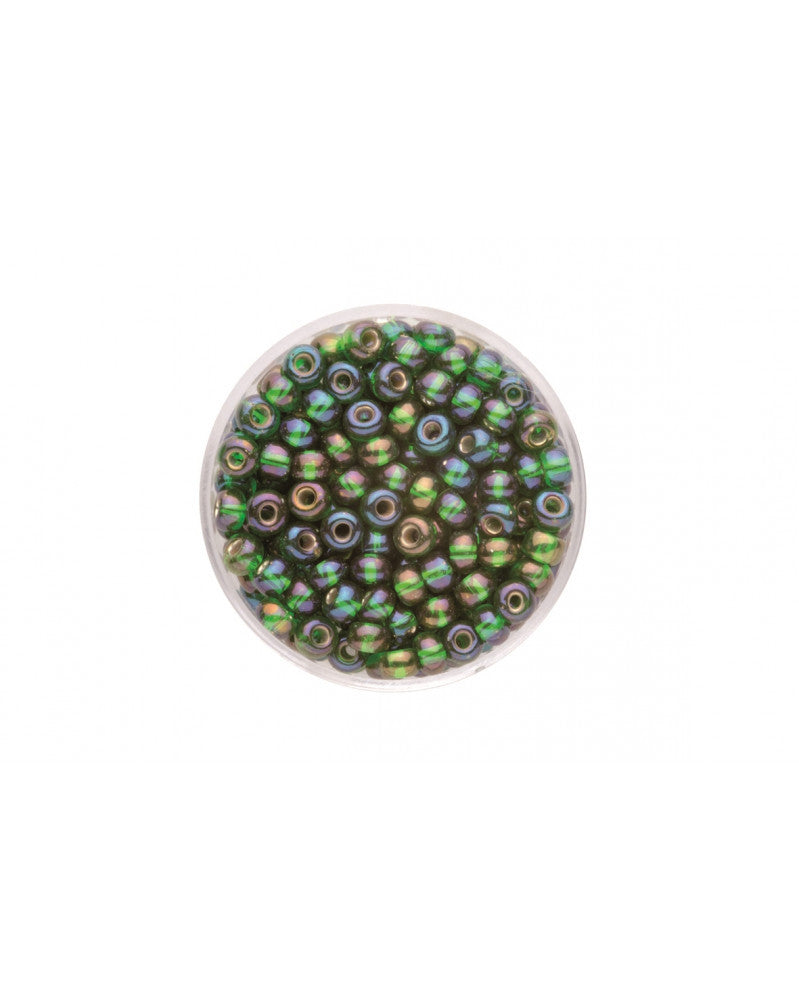 Rocailles 4,5mm 17g d'grün AB