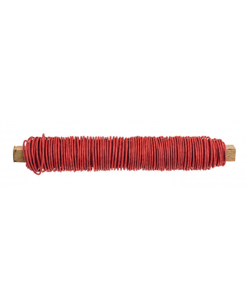 Papierwickeldraht 0,8mm, 22m rot
