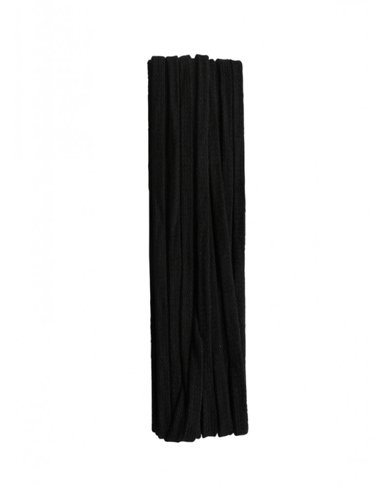 Schnürsenkel, flach 5m schwarz, zuschneidbar