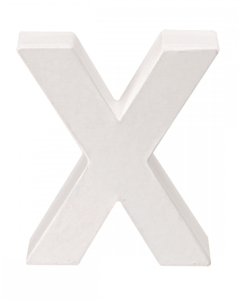 Papp-Buchstabe X 10x3,5cm FSC Mix