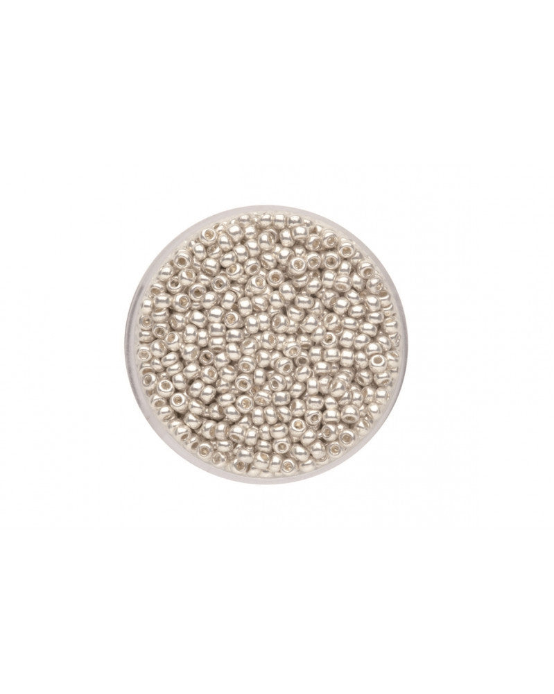 Rocailles 2,6mm met. silver