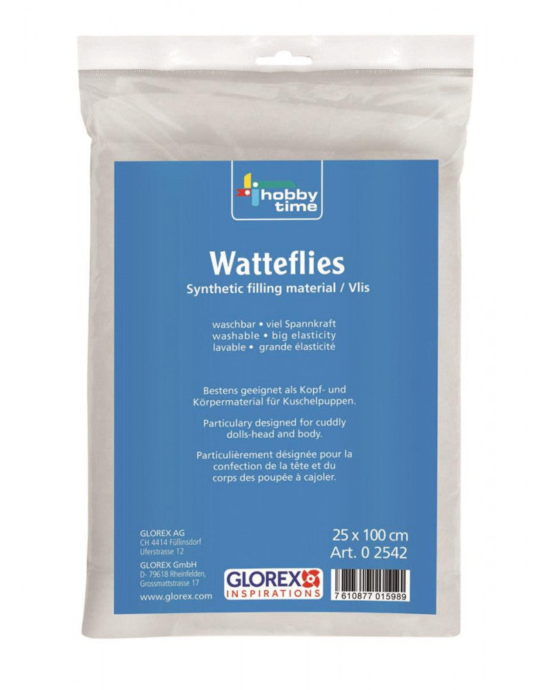 Wattevlies weiss 25x100cm, ca. 250g/m2