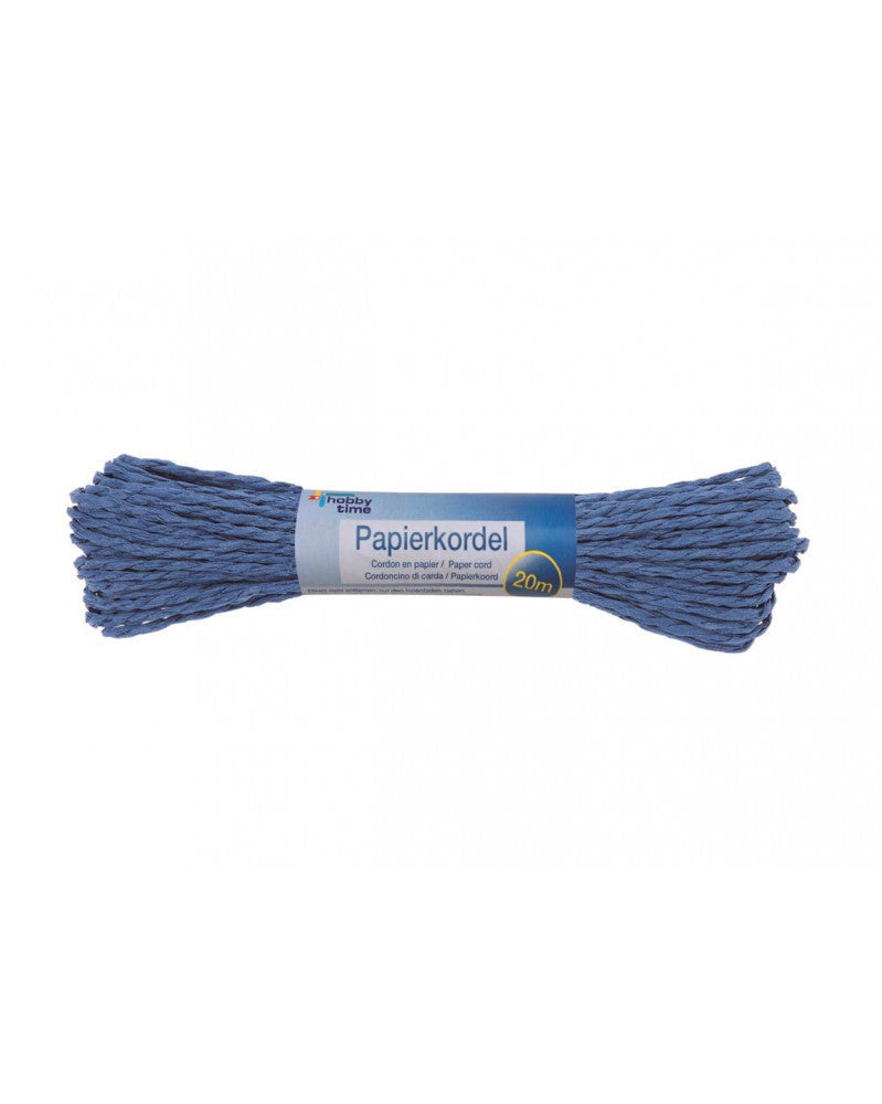 Papierkordel 20mx1mm, schwarz