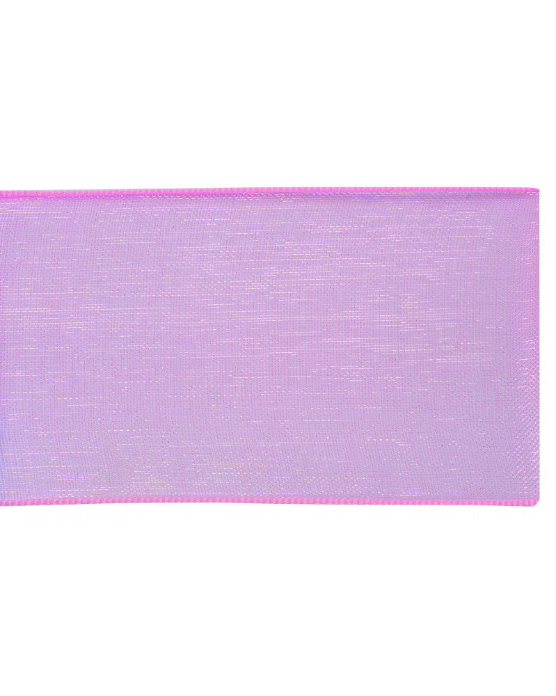 Organza Band 38mm 5m, rosa