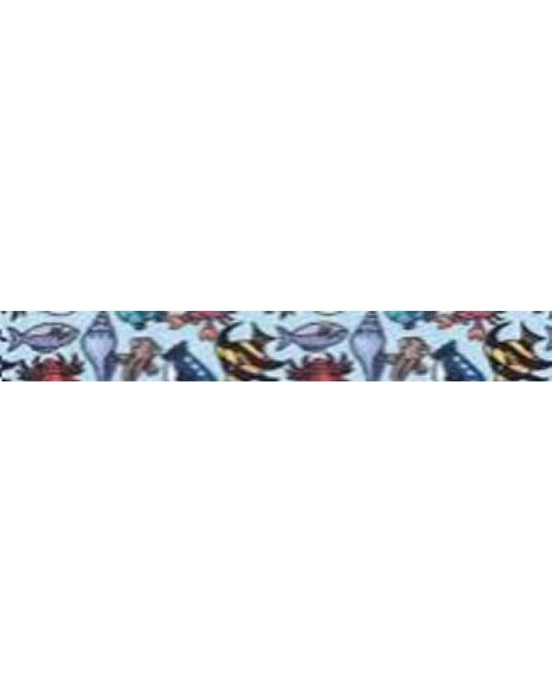Washi-Tape 15mmx10m blau, mit Maritim