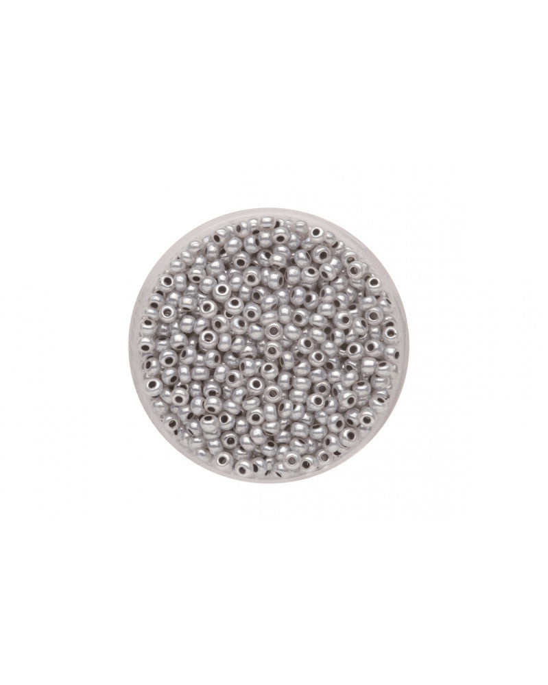 Rocailles 2,6mm Wachs grau