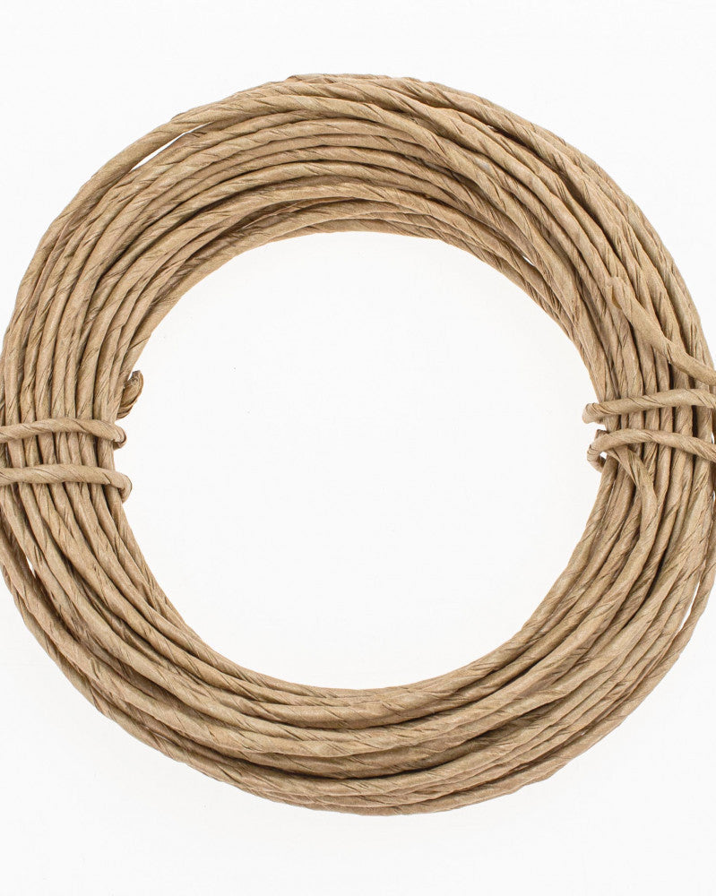 Papierdraht, 2mm, 10m natur