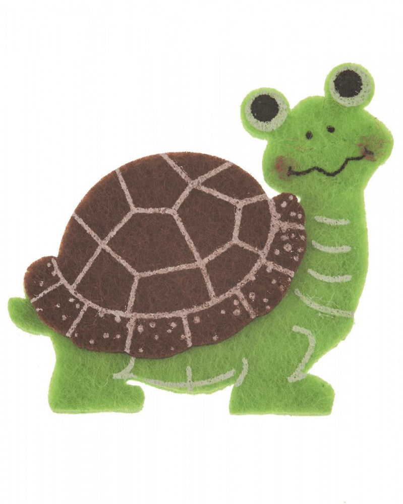 Filzstreuteile Schildkröte 4Stk. 6x5cm