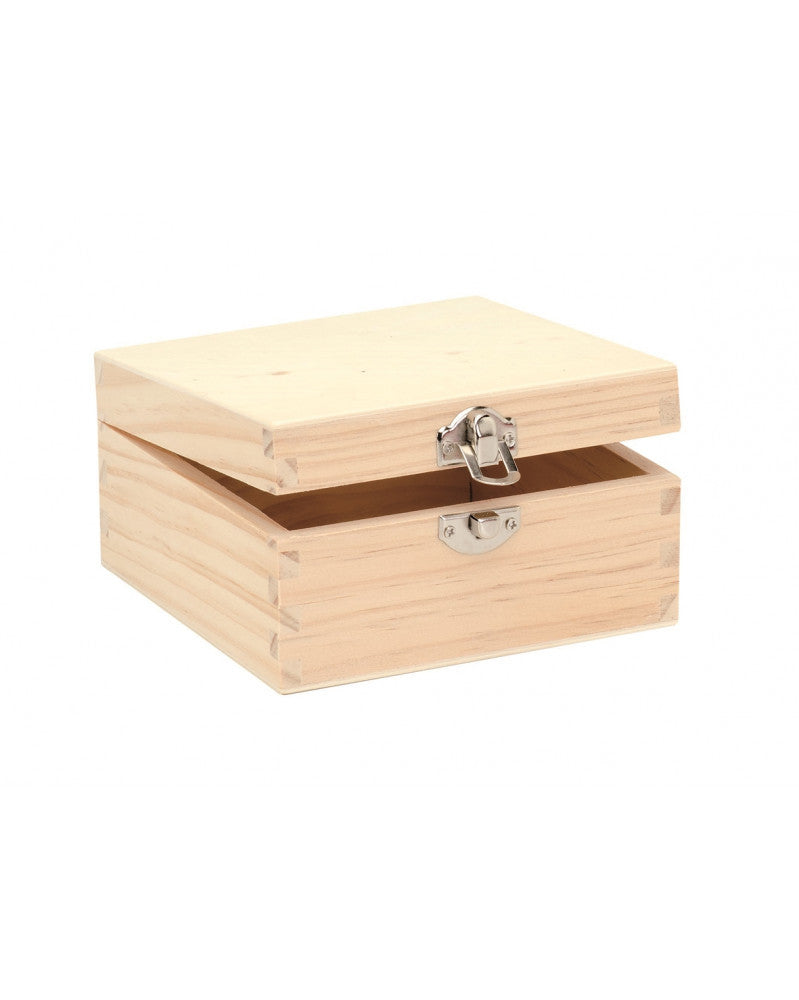 Holzbox quadrt. 13x13x7cm, FSC Glorex