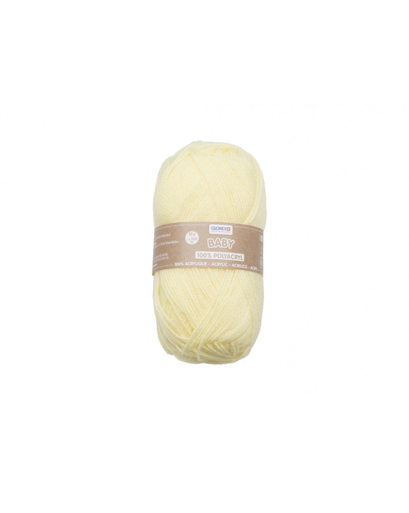 Baby 100% Acryl, 50g gelb