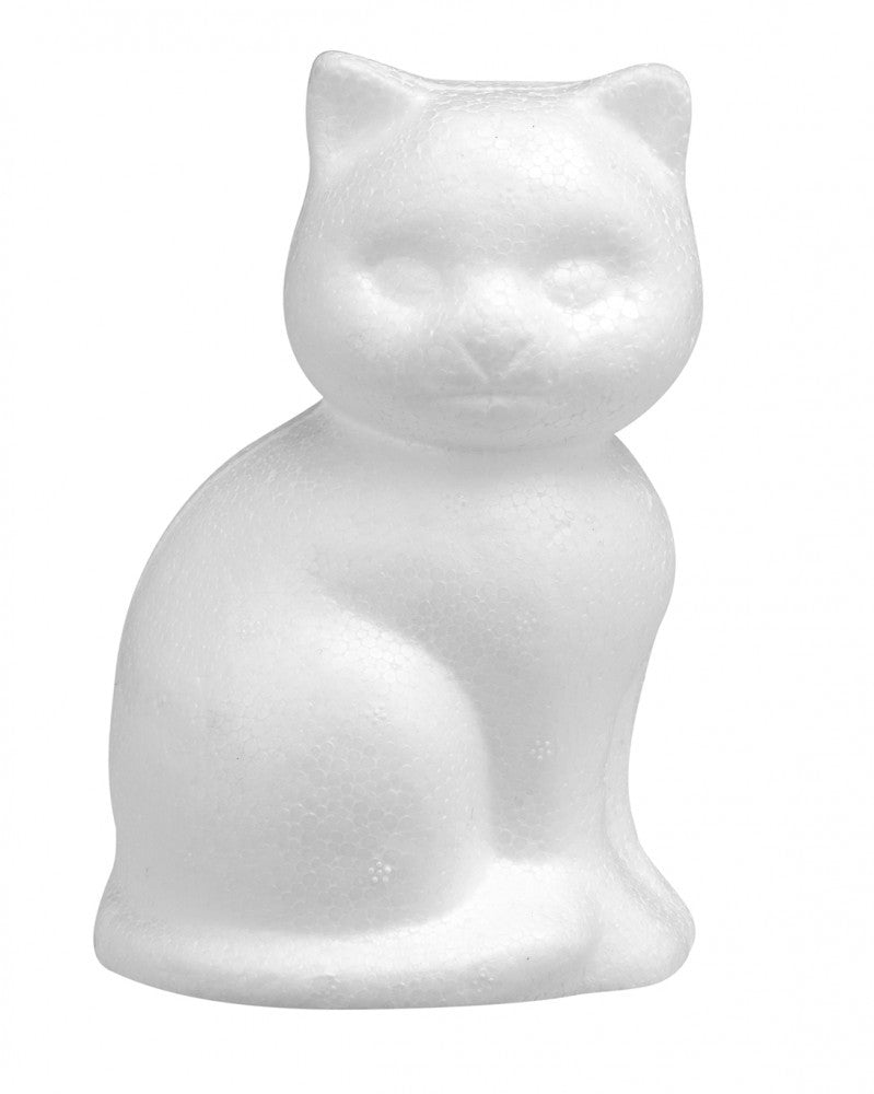 Styropor Katze 13 cm