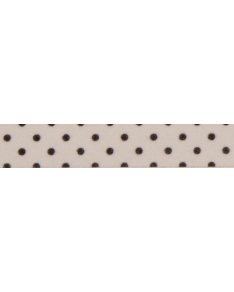 Washi-Tape Gepunktet schwarz 15mmx10m