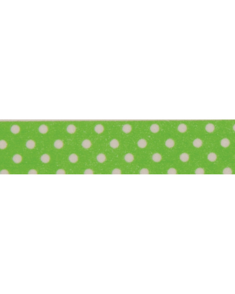 Washi-Tape Gepunktet grün 15mmx10m