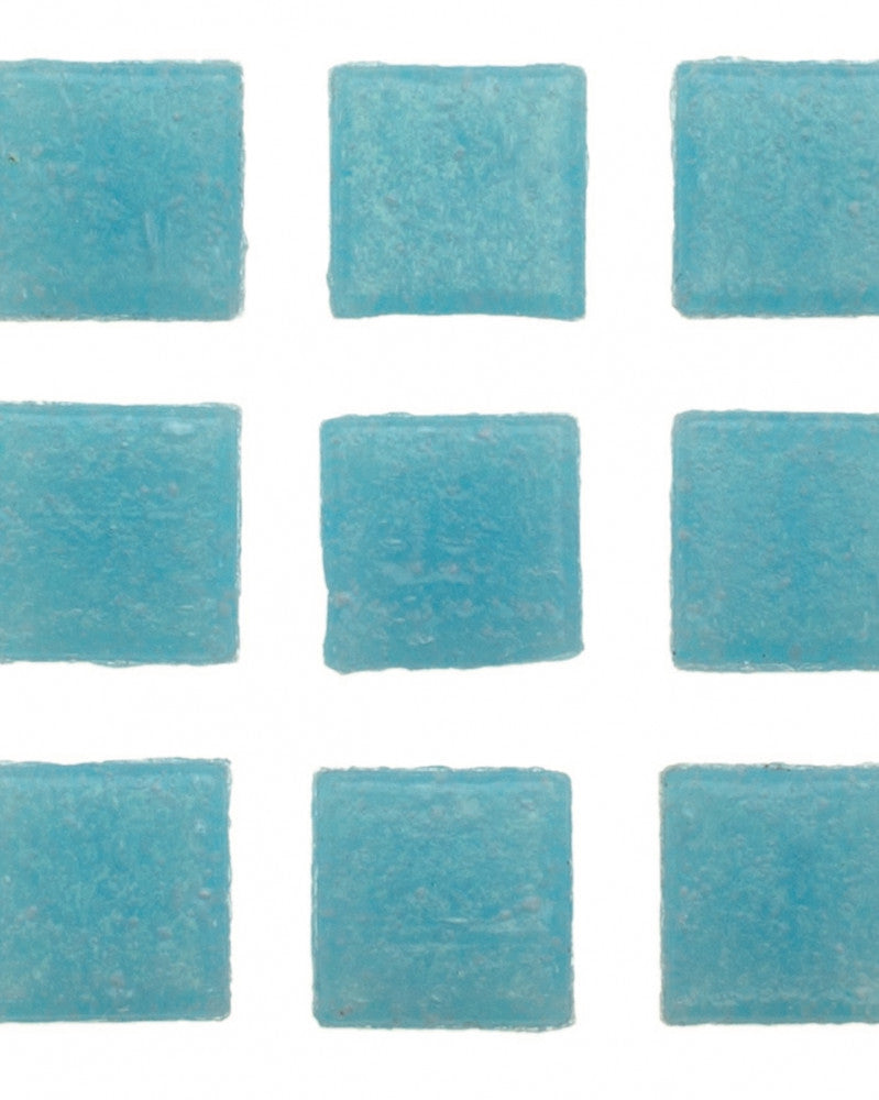 Mosaiksteine 20x20mm 100g hellblau