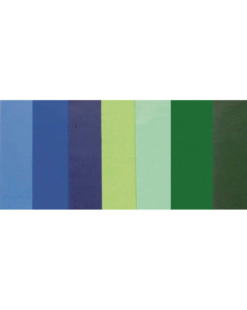 Verzierwachs mittelblau 1 St
