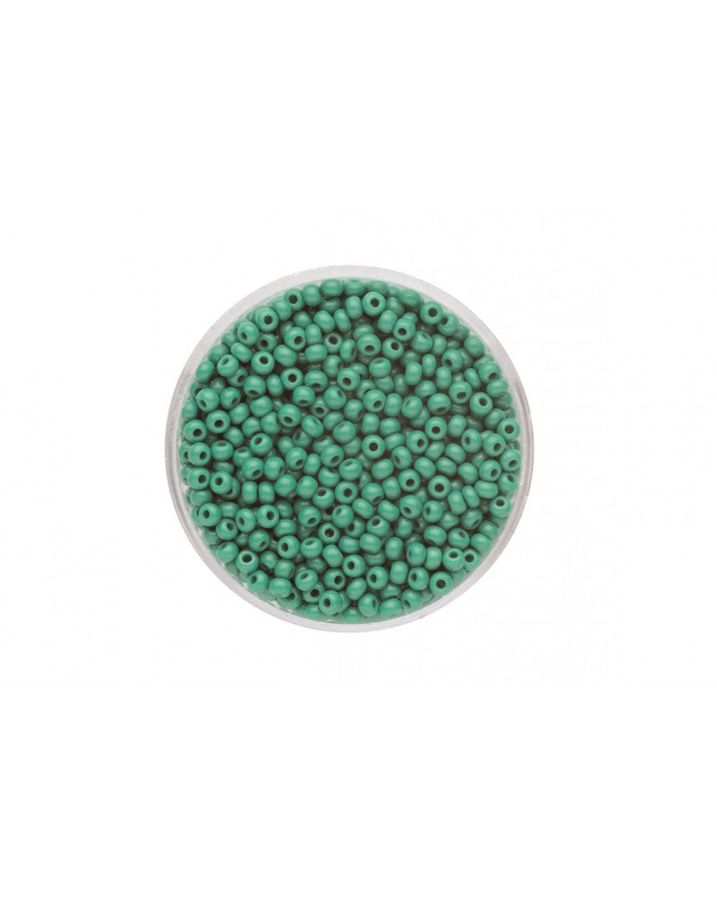 Rocailles 2,6mm opak d'grün