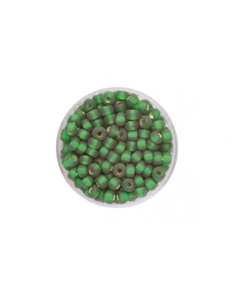 Rocailles 4,5mm Silbereinzug