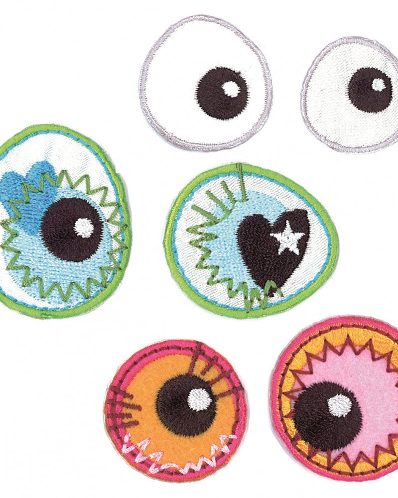 EYE SEE YOU "Eyes 2" 3 Paar zum Aufbügeln