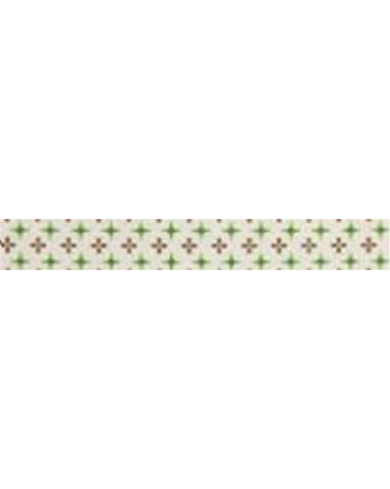 Washi-Tape 15mmx10m creme, mit Ornamenten