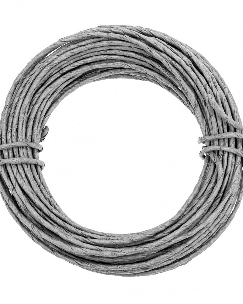 Papierdraht, 2mm, 10m silberfarben