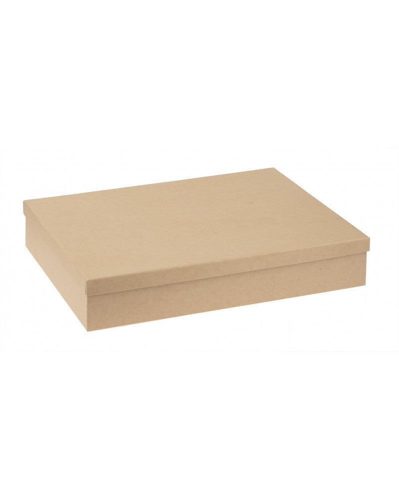 Pappbox rechteckig für DinA4 24,7x34,7x6,4cm, FSC
