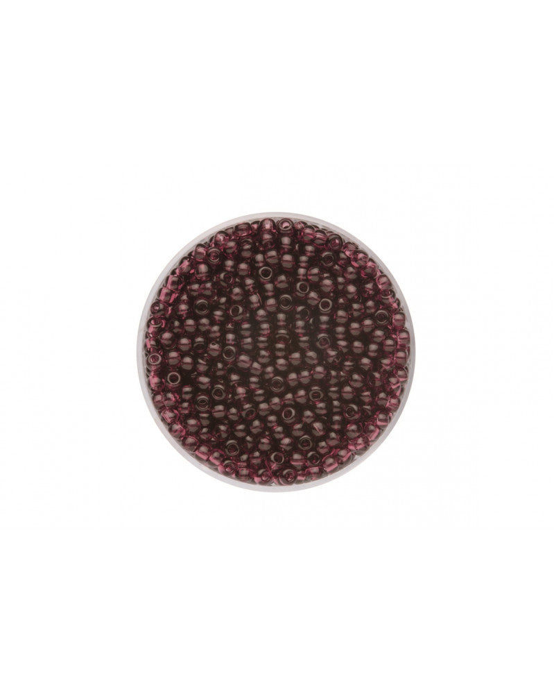 Rocailles transp. dunkellila