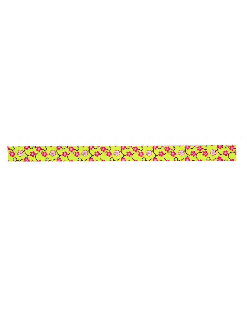 Washi-Tape Blumenranke grün/ rosa 15mmx10m