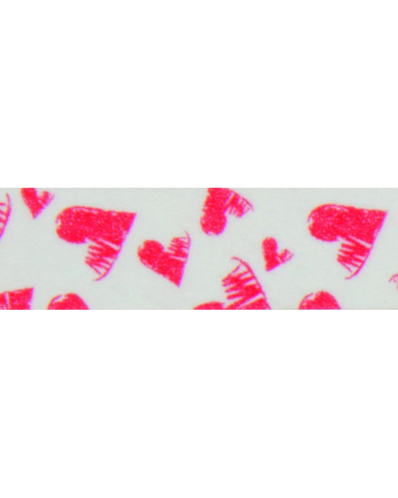 Washi-Tape Herzen rot 15mmx10m