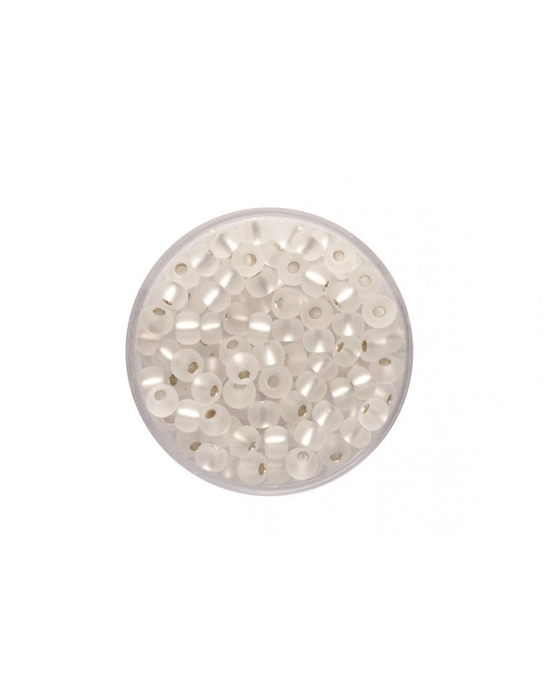 Rocailles 4,5mm Silbereinzug