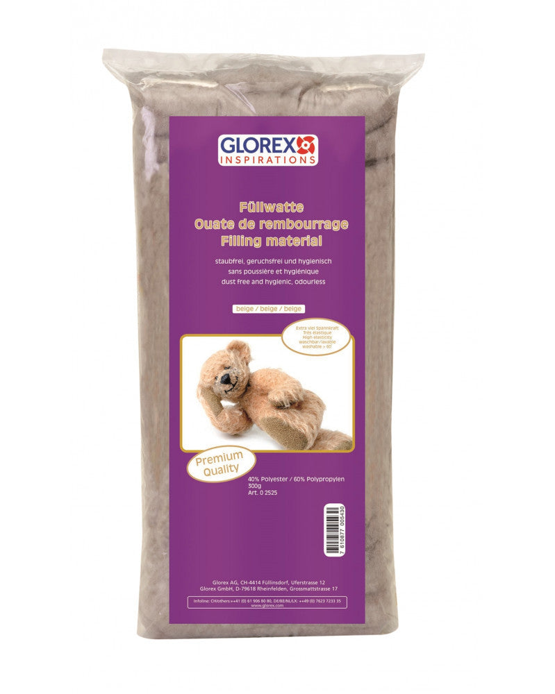 Füllwatte, braun / beige 1kg