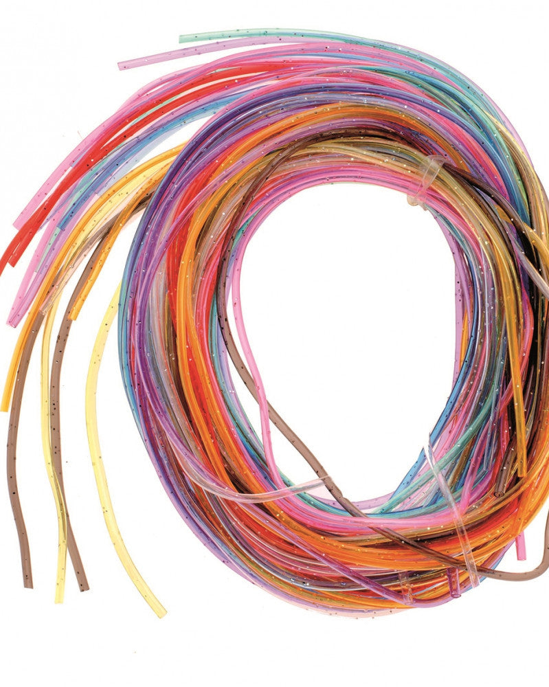 Colour Strips Glitter 20Stk 100cm lang, 10 Fb. sortiert