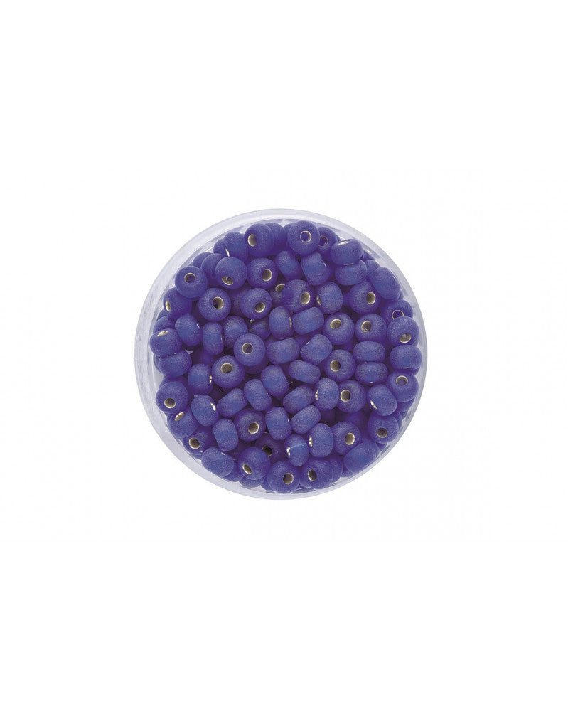 Rocailles 4,5mm Silbereinzug