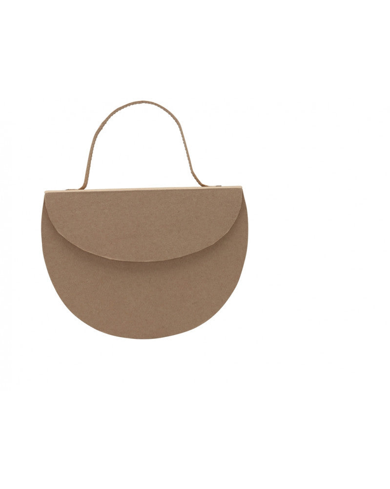 Tasche aus Pappe, 21x7,5x15cm mit Magnetverschluss