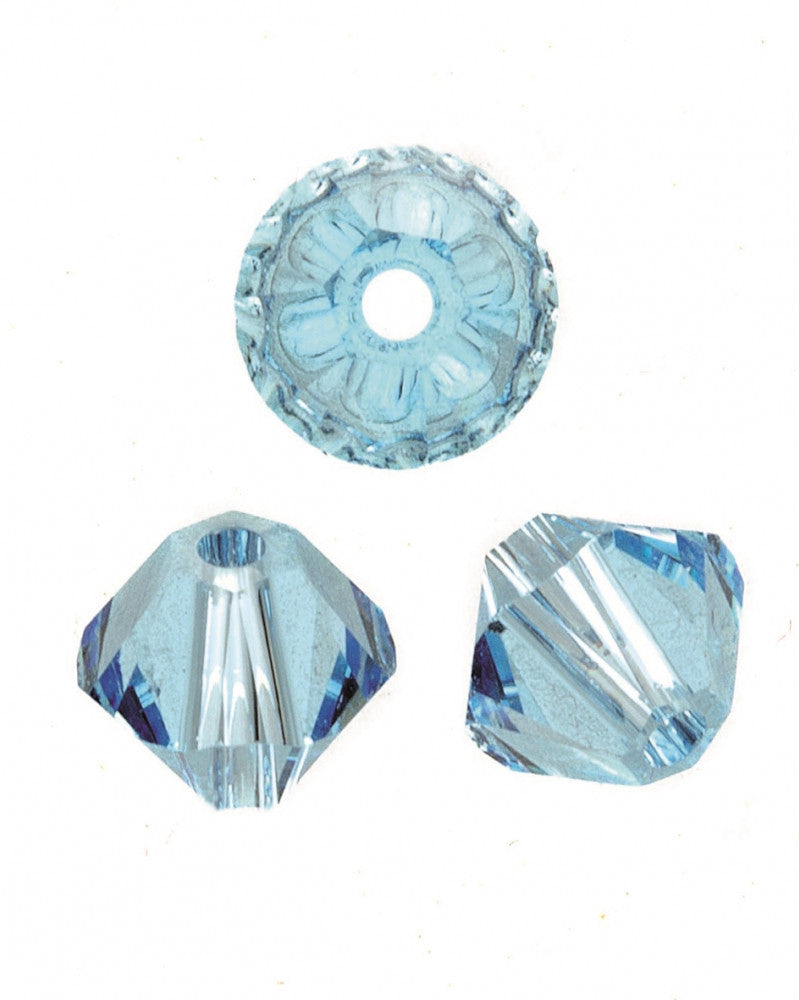 Glasschliffspitzperle
