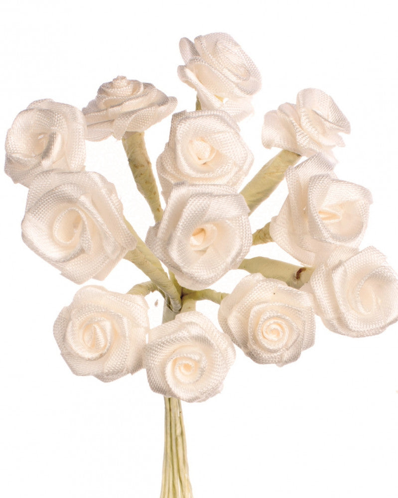 Diorröschen 12 Blüten crème, SB-Ausführung