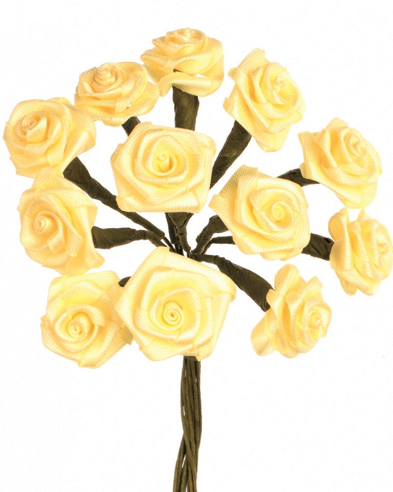 Diorröschen 12 Blüten gelb, SB-Ausführung