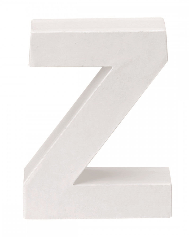 Papp-Buchstabe Z 10x3,5cm FSC Mix