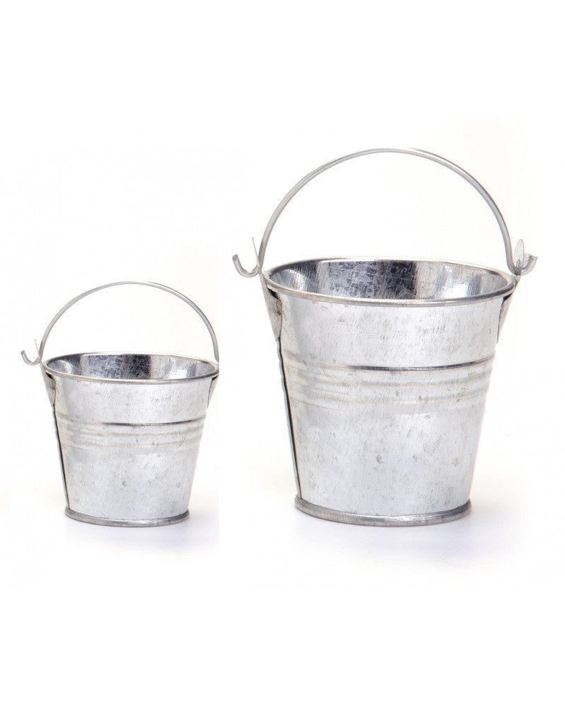 Eimer aus Metall 6x6cm verzink