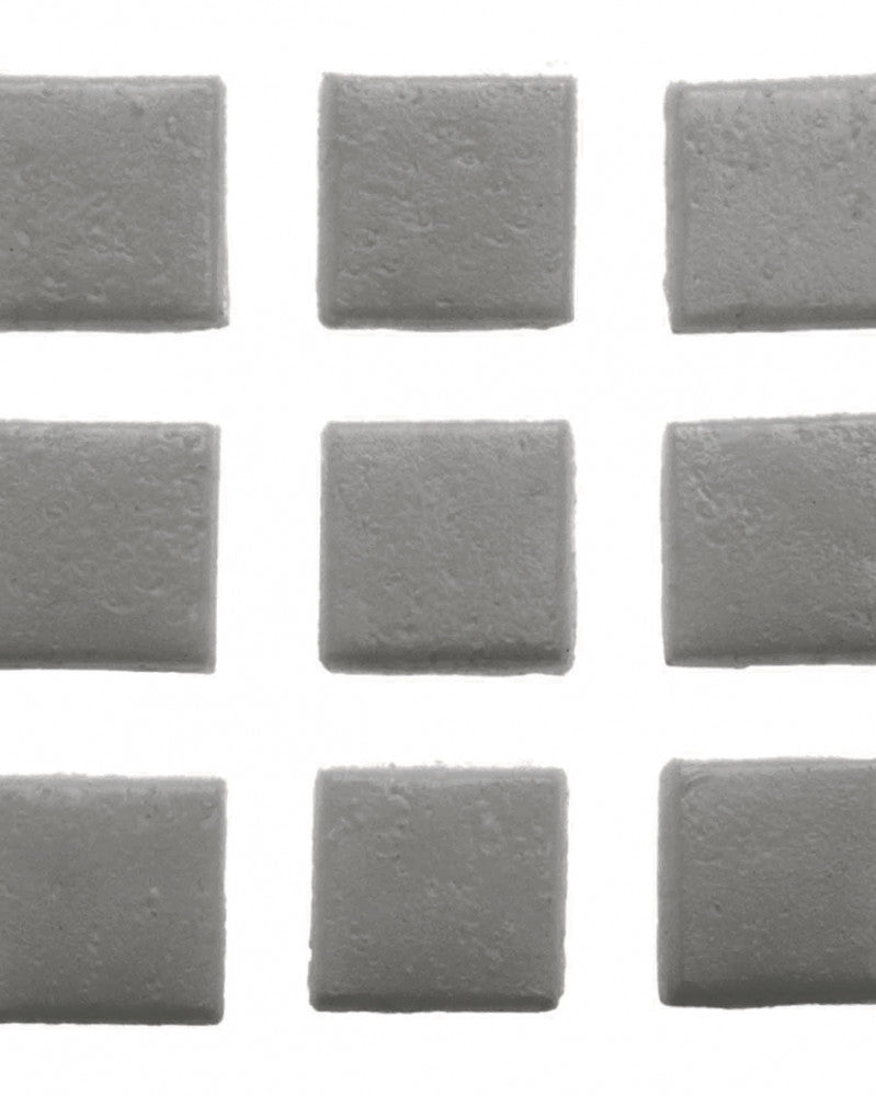 Mosaiksteine 20x20mm 100g dunkelgrau