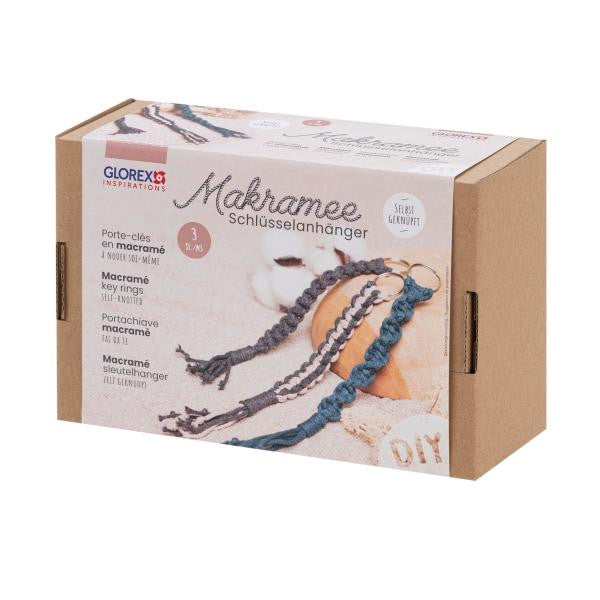 Bastelset Makramee Schlüsselanhänger