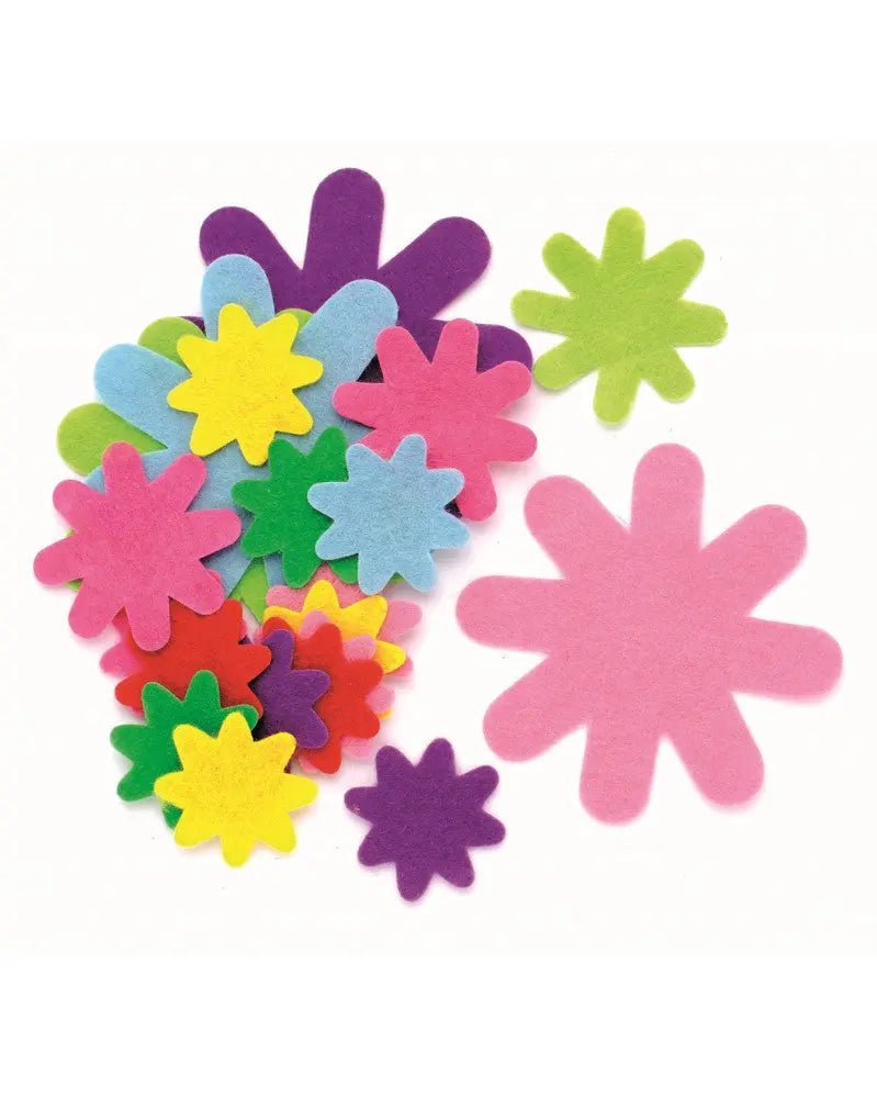 Filz - Blumen 50St - Kidis Art
