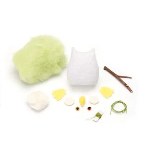 Filz-Creativ-Set Eule, 9,0x8,0cm - Kidis Art