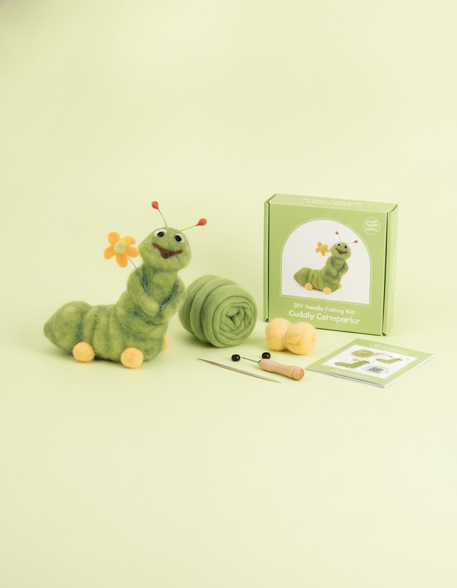 Filz-Creativ-Set Raupe - Kidis Art
