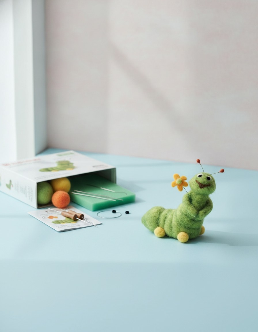 Filz-Creativ-Set Raupe - Kidis Art