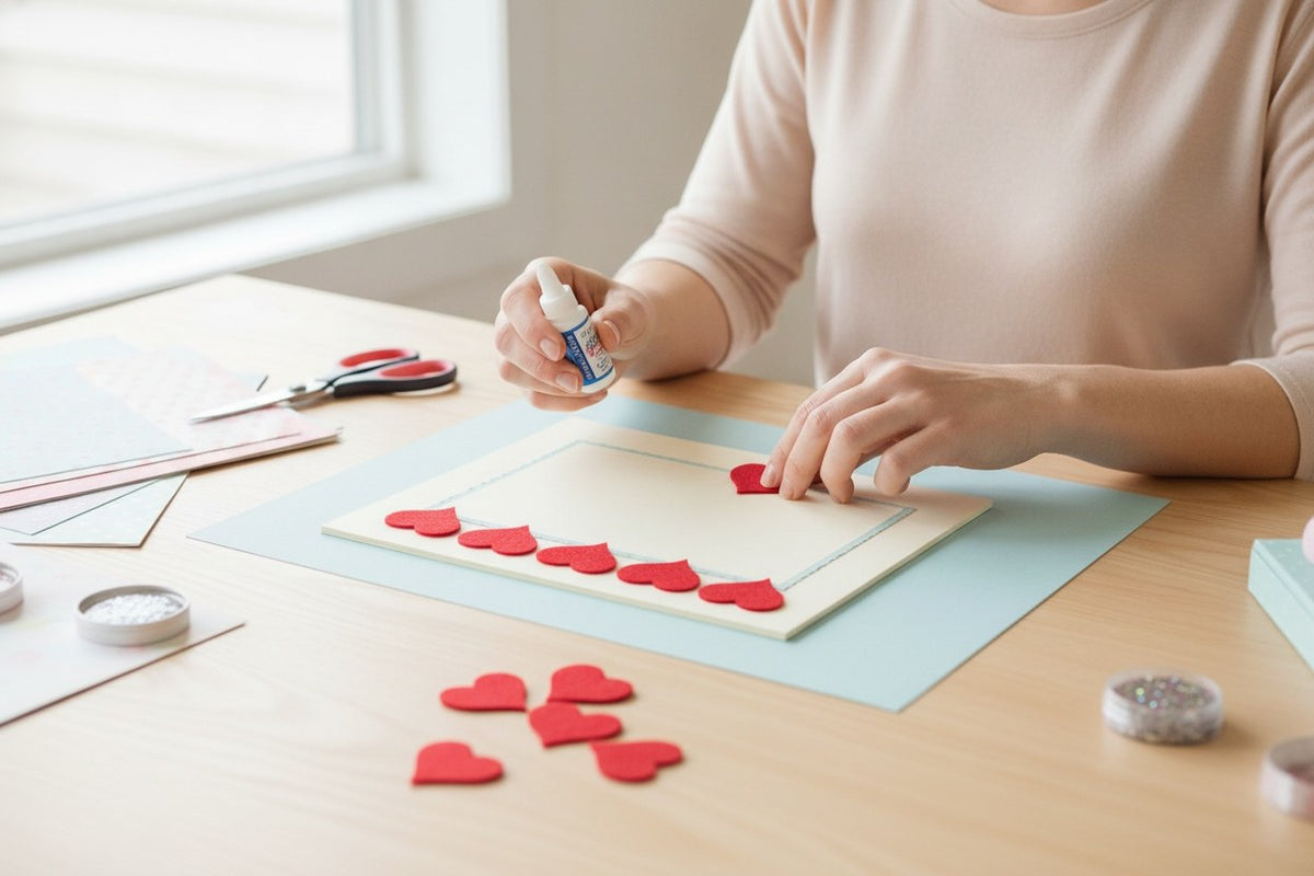 Filz-Herz 6St, 6cm - Kidis Art