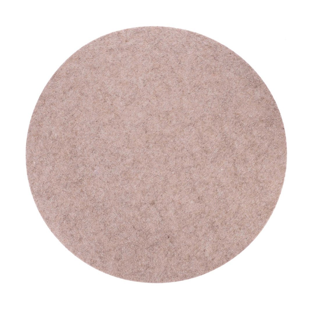 Filz-Tischset, rund, hellbraun - Kidis Art