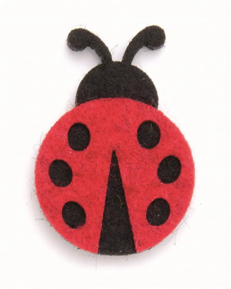 Filzmarienkäfer 2,5x4cm 8Stk. rot - Kidis Art