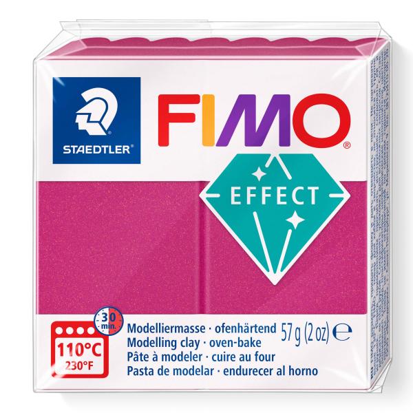 Fimo effect 57g bordeaux metallic - Kidis Art