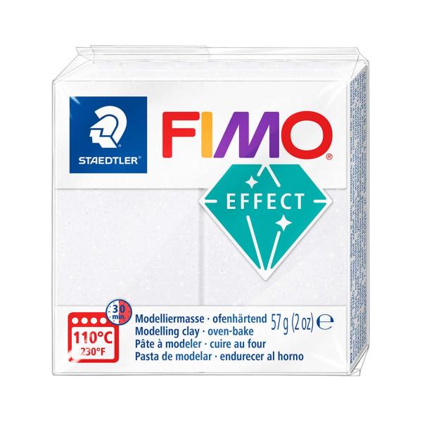 Fimo effect 57g galaxy weiß - Kidis Art