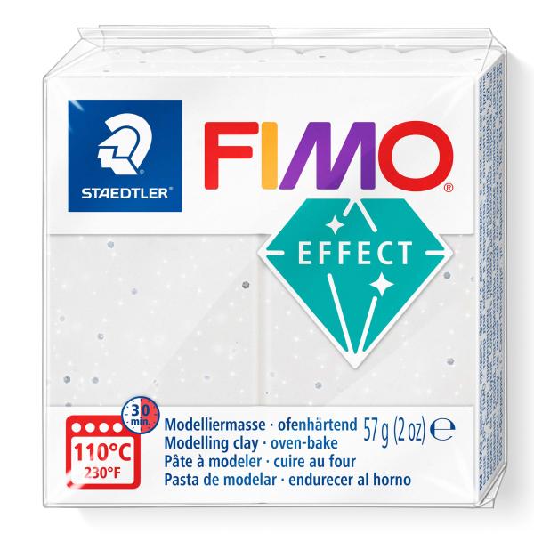 Fimo effect 57g weiss granit - Kidis Art